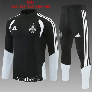 Survetement Espagne Enfant 2026 2027 noir