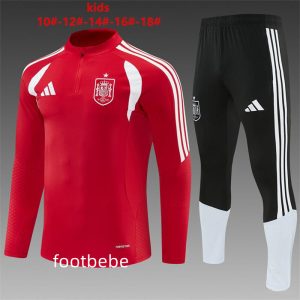 Survetement Espagne Enfant 2026 2027 rouge B