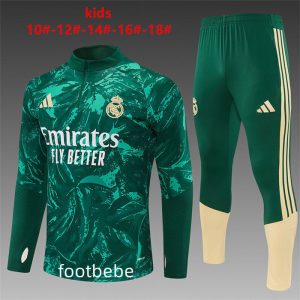 Survêtement Real Madrid Enfant 2026 2027 vert B