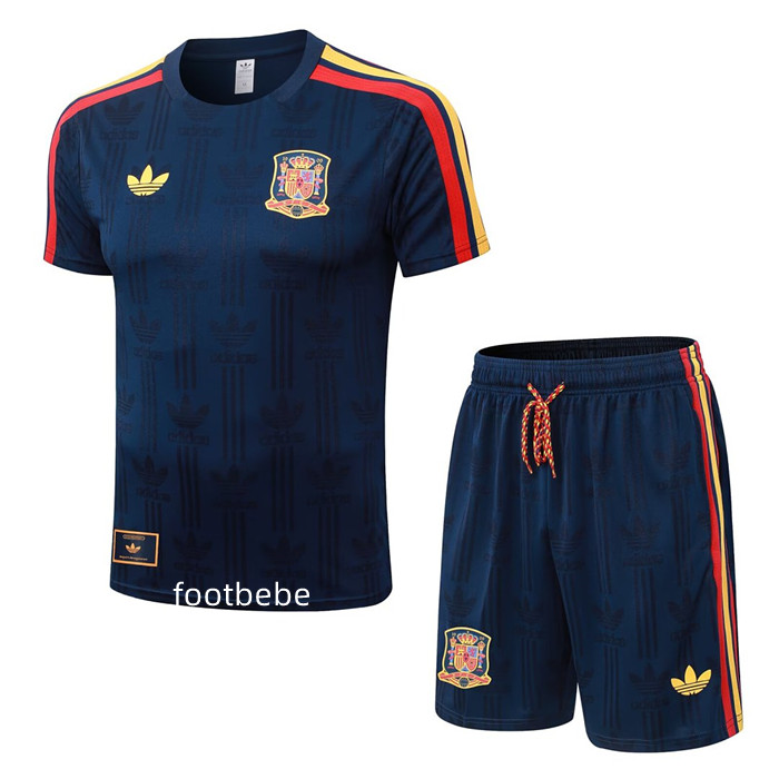 Ensemble Maillot Espagne 2026 2027 bleu roi B