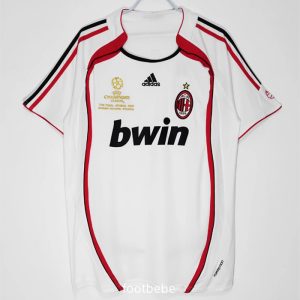 Maillot AC Milan Vintage 2006 2007 Ligue des champions Blanc