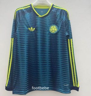 Maillot Colombie Coupe du monde 2026 exterieur manches longues
