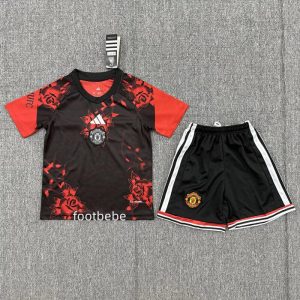Maillot Manchester United Enfant 2026 2027 Noir