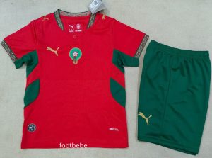 Maillot Maroc Enfant Coupe du Monde 2026 domicile