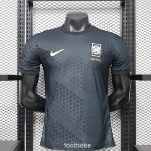 Maillot Match Corée du Sud Coupe du monde 2026 Noir
