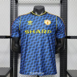 Maillot Match Manchester United 2026 2027 Bleu vintage