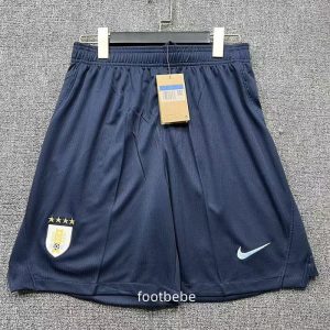 Short de foot Uruguay 2026 2027 Bleu marine