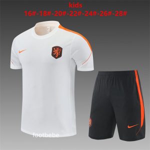 Ensemble Pays Bas Enfant 2026 2027 blanc