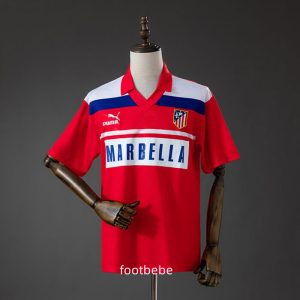 Maillot Atletico Madrid 1991 1992 exterieur Vintage