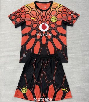 Maillot Dortmund Enfant 2026 2027 Orange et noir