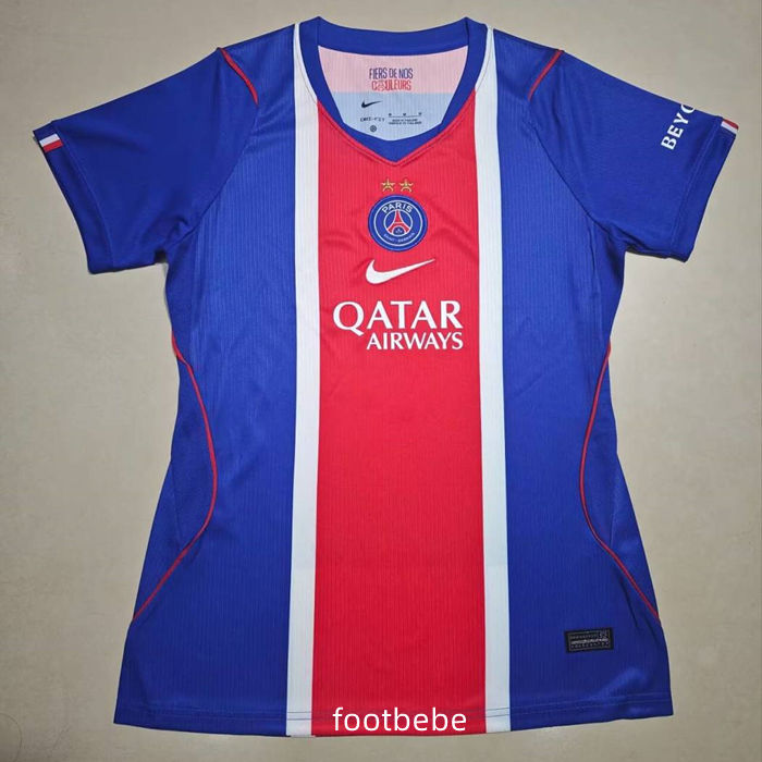 Maillot PSG Femme 2026 2027 domicile Avec 2 étoiles