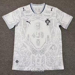 Maillot Portugal 2026 2027 Blanc et gris-5