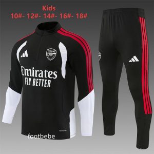 Survetement Arsenal Enfant 2026 2027 Noir B