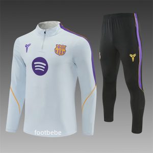 Survetement Barcelone 2026 2027 Gris clair