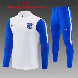 Survetement Chelsea Enfant 2026 2027 Blanc