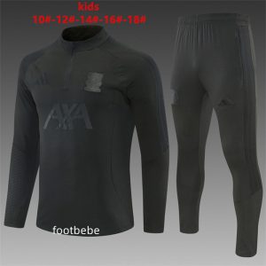 Survetement Liverpool Enfant 2026 2027 Tout noir
