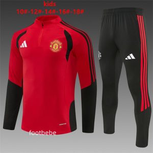 Survetement Manchester United Enfant 2026 2027 Rouge