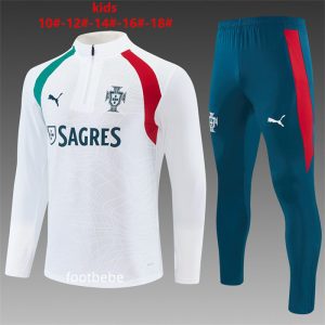 Survetement Portugal Enfant 2026 2027 Blanc