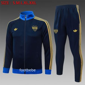 Ensemble veste Boca Juniors 2026 2027 bleu foncé