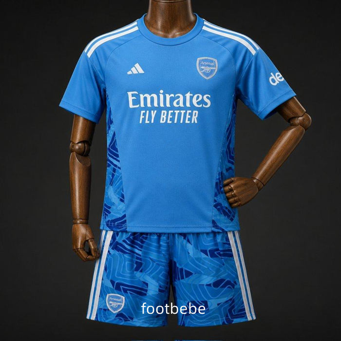 Maillot Arsenal Enfant 2026 2027 Gardien de but bleu clair