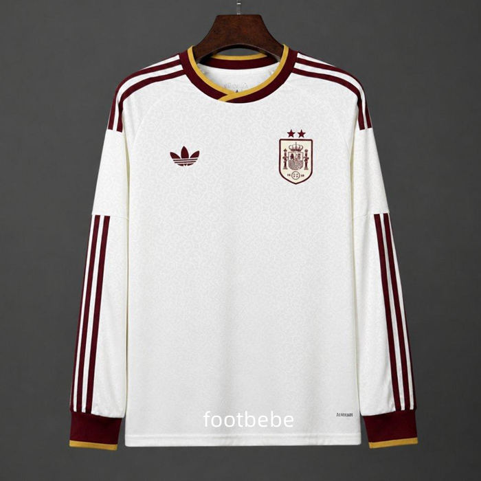 Maillot Espagne Coupe du monde 2026 exterieur manches longues Avec 2 étoiles – Image 2