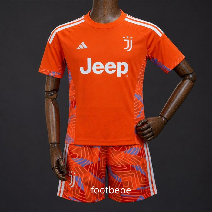 Maillot Juventus Enfant 2026 2027 orange gardien de but