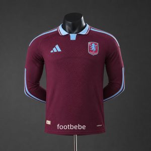 Maillot Match Aston Villa 2026 2027 domicile manches longues