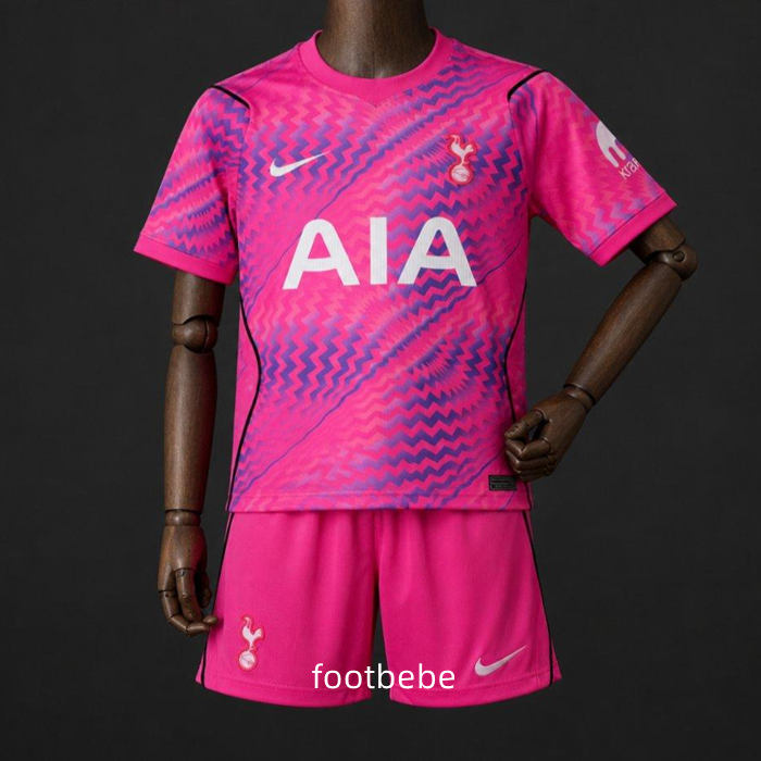 Maillot Tottenham Enfant 2026 2027 gardien de but rose