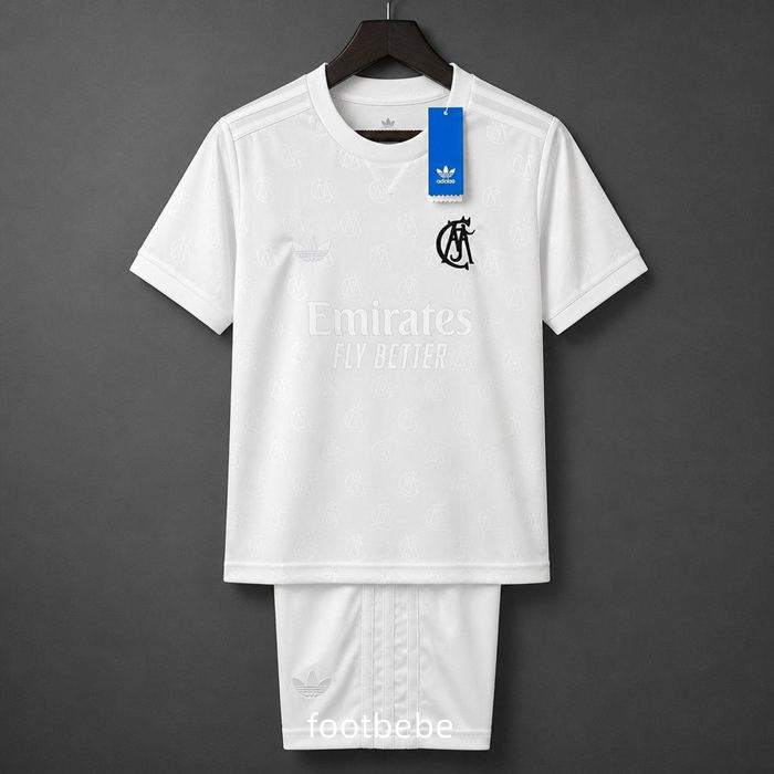 Maillot de foot Real Madrid 125 ans Enfant 2026 2027 Blanc