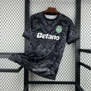 Maillot de foot Sporting CP 2026 2027 noir gardien de but