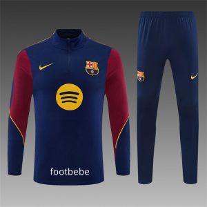 Survetement Barcelone 2026 2027 bleu foncé