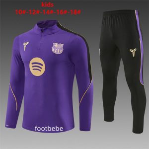 Survetement Barcelone Enfant 2026 2027 Violet