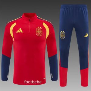 Survetement Espagne 2026 2027 rouge Avec 2 étoiles