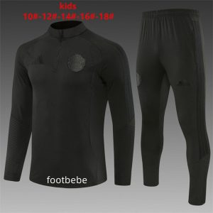 Survetement Manchester United Enfant 2026 2027 noir A