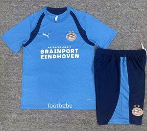 Ensemble Maillot PSV Eindhoven Enfant 2026 2027 bleu