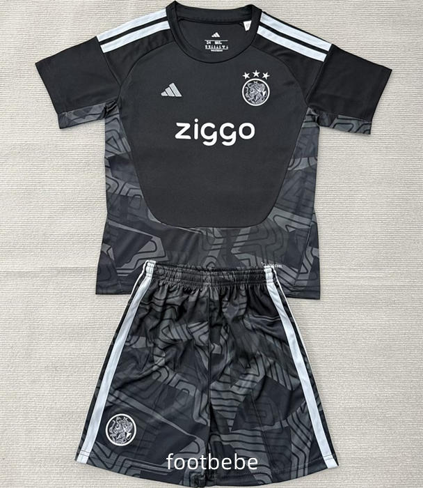 Maillot Ajax Enfant 2026 2027 gardien de but noir