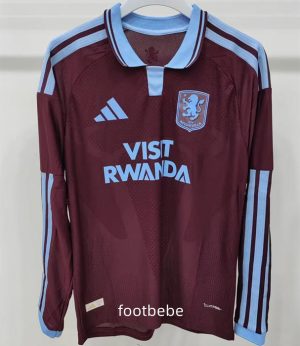 Maillot Aston Villa 2026 2027 domicile manches longues