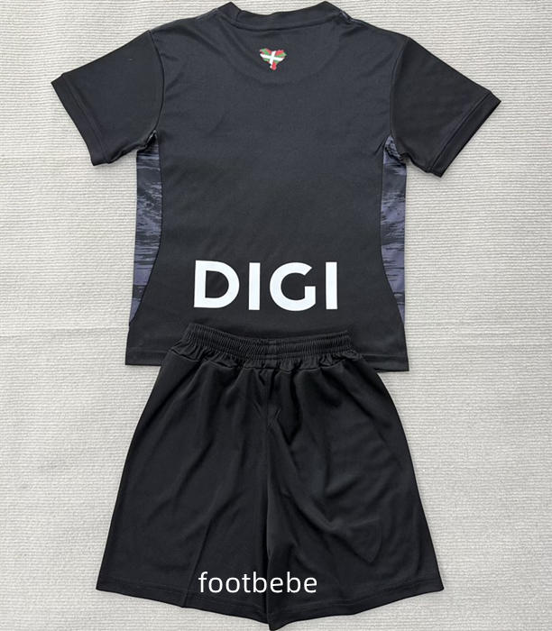 Maillot Athletic Bilbao Enfant 2026 2027 gardien de but noir – Image 2
