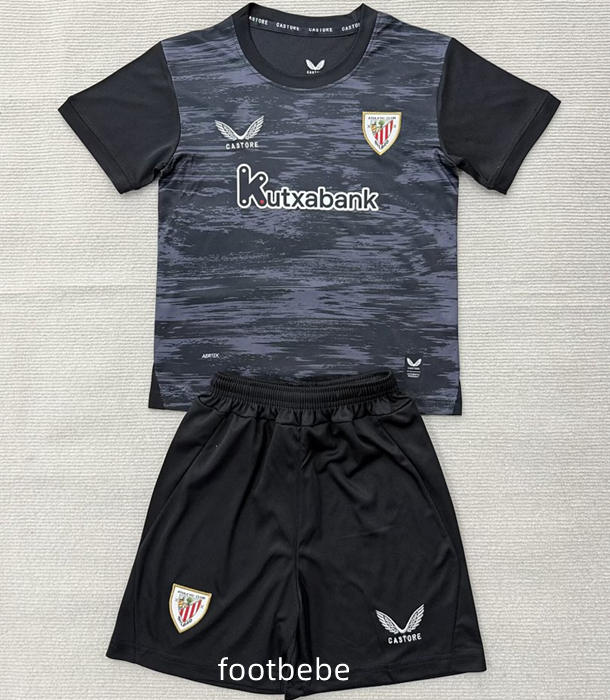 Maillot Athletic Bilbao Enfant 2026 2027 gardien de but noir