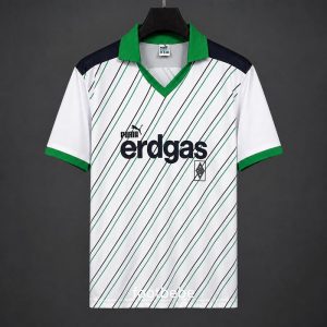 Maillot Mönchengladbach Vintage 1985 1987 domicile