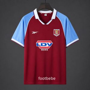 Maillot de foot Aston Villa Vintage 2008 2009 domicile