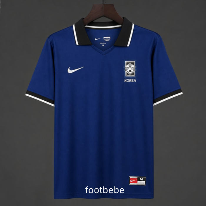 Maillot de foot Corée du Sud Coupe du monde 2026 bleu foncé