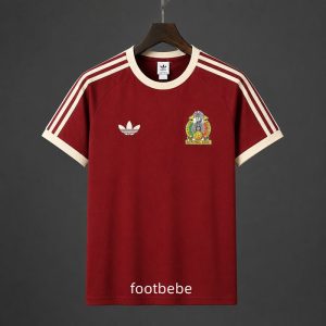 Maillot de foot Mexique 2026 rouge foncé