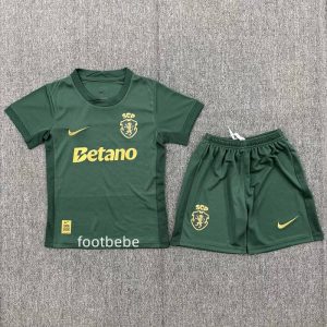 Maillot de foot Sporting CP Enfant 2026 2027 120 ans vert