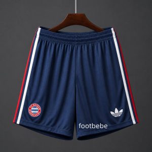 Short de foot Bayern Munich 2026 2027 bleu foncé