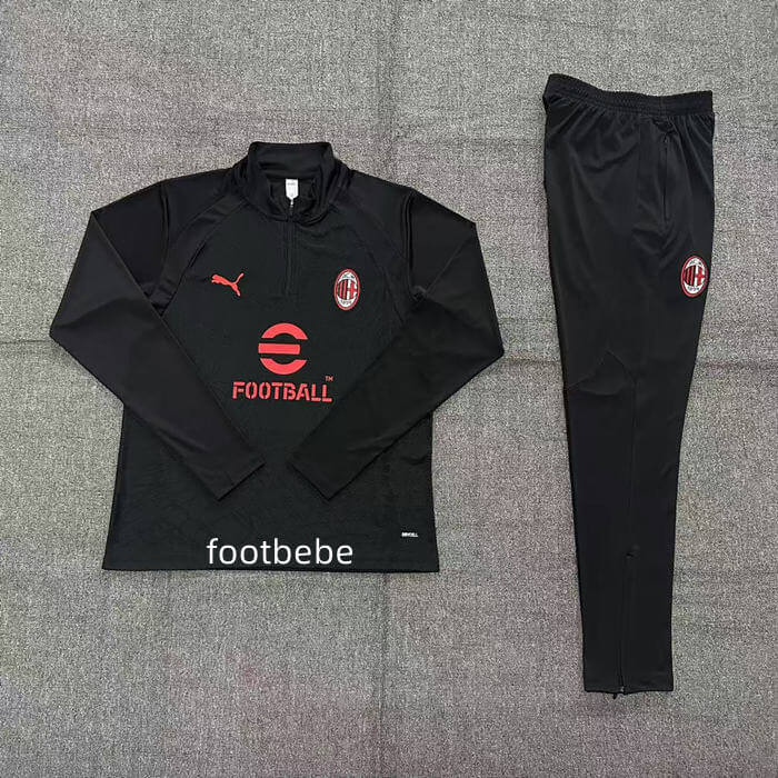 Survetement AC Milan Enfant 2026 2027 noir A