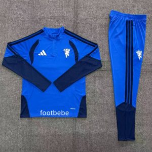 Survetement Manchester United Enfant 2026 2027 bleu