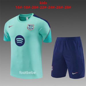Ensemble Barcelone Enfant 2026 2027 Vert menthe