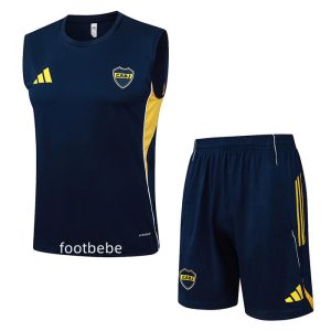 Ensemble Boca Juniors 2026 2027 bleu foncé sans manches