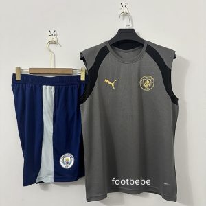 Ensemble Manchester City 2026 2027 brun sans manches